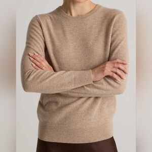 J. Crew Soft Beige Crew Neck Sweater Size XL